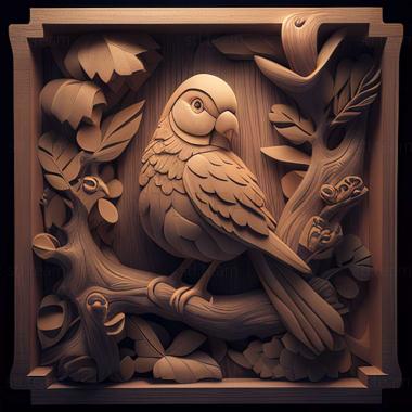 3D модель Приглянута історія Ubame ForeSearch для Kamonegi (STL)